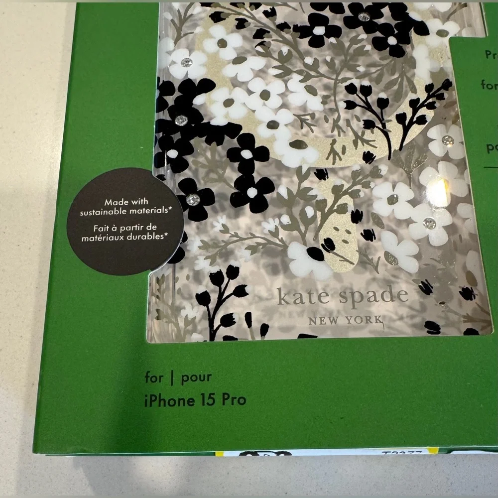 Kate Spade New York Floral MagSafe iPhone 15 Pro Case